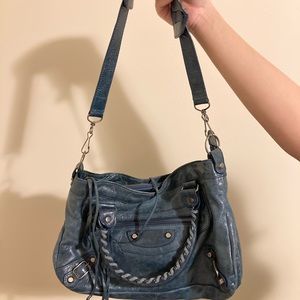Balenciaga City Mini Blue